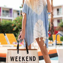  Alicia WEEKEND VIBES Canvas Tote