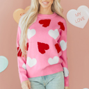  Aliyah Pattern Valentines Day Sweater