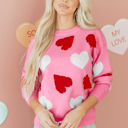  Aliyah Pattern Valentines Day Sweater