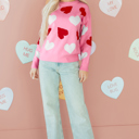  Aliyah Pattern Valentines Day Sweater