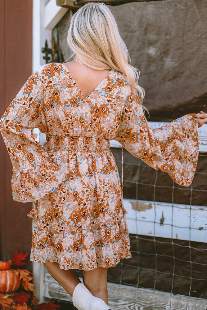 Allison Floral Smocked Waist Dress