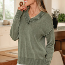  Alma Drop Shoulder Loose Sweater