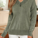  Alma Drop Shoulder Loose Sweater
