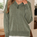  Alma Drop Shoulder Loose Sweater