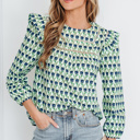  Amalia Long Sleeve Blouse Long Sleeve Top