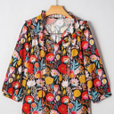  Amara Puff Sleeve Tied Blouse