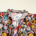  Amara Puff Sleeve Tied Blouse