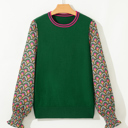  Amari Cuff Puff Sleeve Sweater