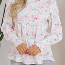  Amari Shirred Balloon Sleeve Blouse