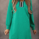 Sea Green Small Amayah Zipper Shift Mini Dress