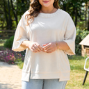  Amber Half Sleeve PLUS Top