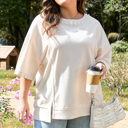  Amber Half Sleeve PLUS Top