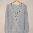  Amelia Back Hollow Out Sweater