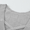  Amelia Back Hollow Out Sweater