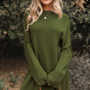  Amelia Drop Shoulder Slouchy Sweater