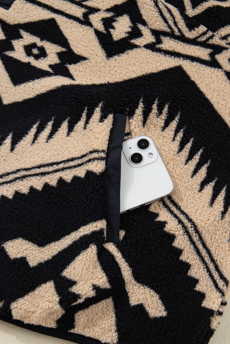 Amelia Half Collared Plush Sweatshirt