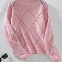  Amelia Pattern Sequin Detail Sweater