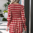  Amelia Puff Sleeve Mini Dress