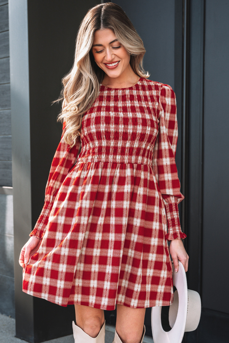 Amelia Puff Sleeve Mini Dress