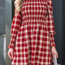  Amelia Puff Sleeve Mini Dress