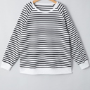  Amelia Side Slits Loose Sweatshirt