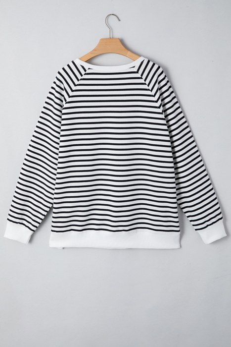 Amelia Side Slits Loose Sweatshirt