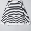  Amelia Side Slits Loose Sweatshirt