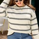  Amelia Sleeve Drop Shoulder PLUS Sweater