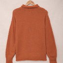  Amelia Sleeve Turtleneck Sweater Long Sleeve Top