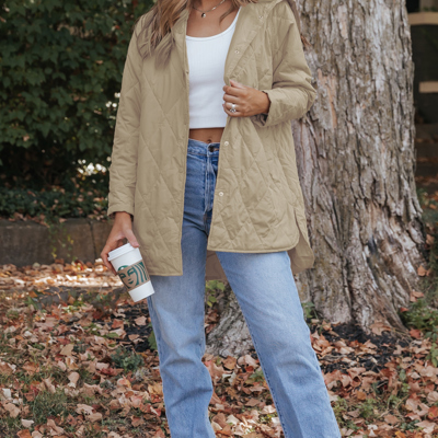 Amelia Snap Hooded Puffer Coat