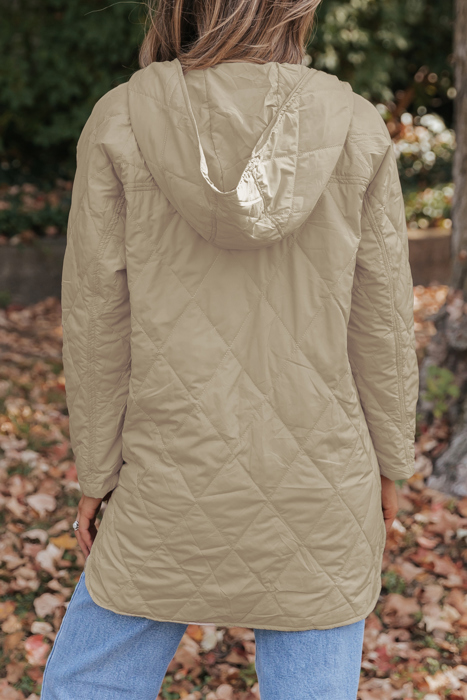Amelia Snap Hooded Puffer Coat