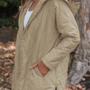  Amelia Snap Hooded Puffer Coat