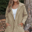  Amelia Snap Hooded Puffer Coat
