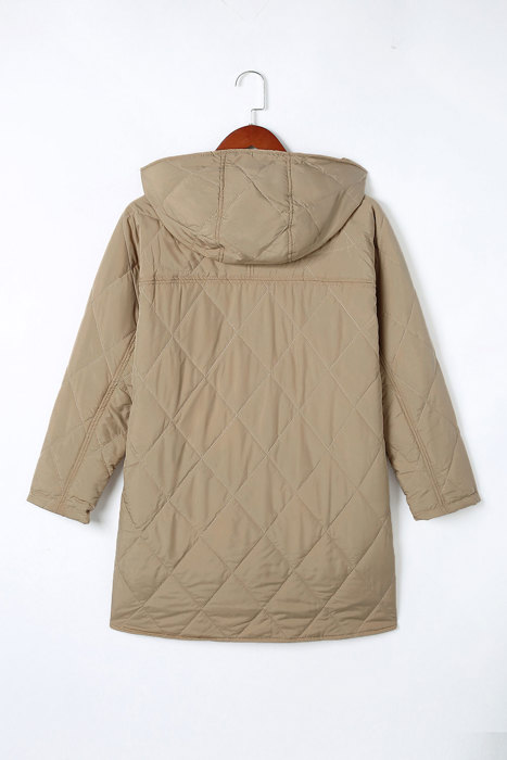 Amelia Snap Hooded Puffer Coat
