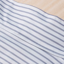  Amelia Zipper Collar Striped Sweatshirt