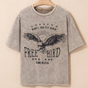  AMERICA FREE BIRD Vintage Mineral Washed Tee