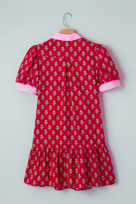 Amina Bubble Sleeve Mini Dress