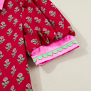  Amina Bubble Sleeve Mini Dress