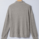  Amira High Knitted Pullover Top