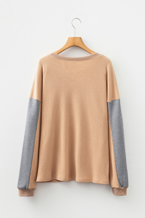 Amirah Drop Shoulder Henley Top