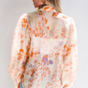  Amiyah Balloon Sleeve Loose Shirt