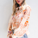  Amiyah Balloon Sleeve Loose Shirt