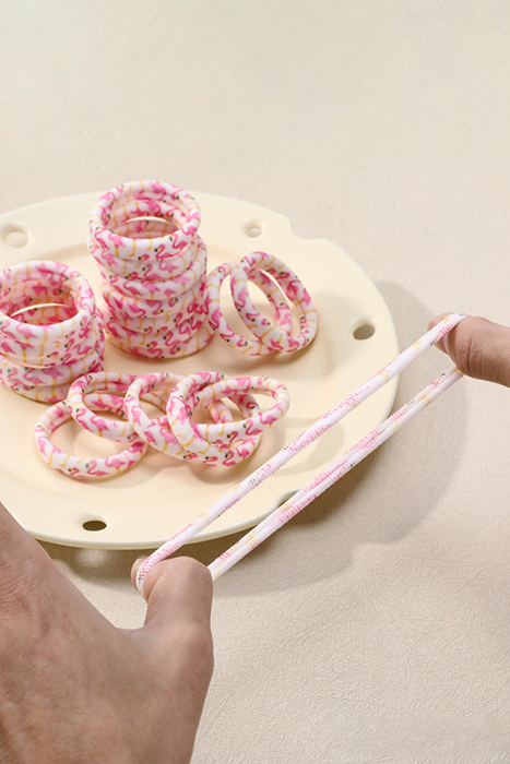Amora Flamingo Elastic Hair Tie