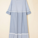  Amy Patchwork Shift Long PLUS Dress