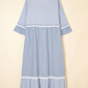  Amy Patchwork Shift Long PLUS Dress