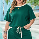 Evergreen XXXXL Amy Plus Size T-Shirt and Skirt Two Piece Set