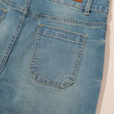  Amyra Double Button Patch Pocket Flare Leg Jeans