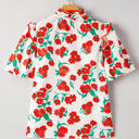  Amyra Floral  Puff Sleeve Blouse