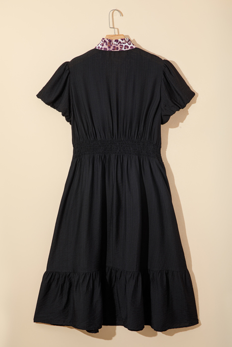 Ana Smocked Waist Ruffled PLUS Dress