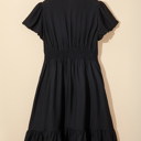  Ana Smocked Waist Ruffled PLUS Dress